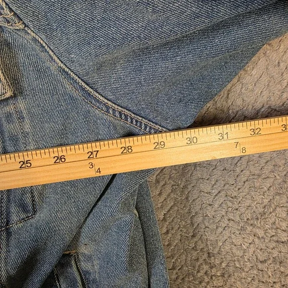 Harley-Davidson Denim Jacket 3XL Big & Tall Blue Jean Trucker Embroidered Logo - Picture 7 of 11